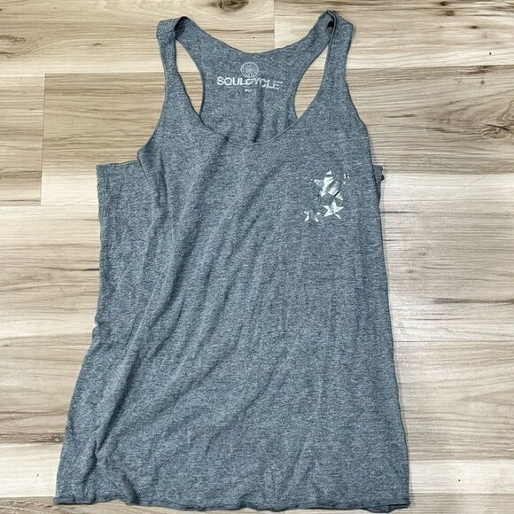 Soulcycle Grey Star Athletic Lightweight Tank Top Women’s Large - Picture 1 of 3